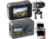 caméra sport action cam gopro 4k uhd avec accessoires et 2 ecrans led avant arriere dv3817 somikon