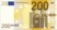 Drap de bain microfibre design billet de 200 € - 180 x 90 cm