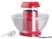 Machine électrique rouge à pop corn avec bac détachable et doseur cuillière pour le maïs