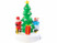 Sapin de Noël autogonflant rotatif, 150 cm