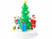 Sapin de Noël autogonflant rotatif, 150 cm