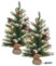 Image article 2 sapins de Noël avec guirlande - 30 LED - 60 cm