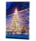 Image article Tableau lumineux "Sapin sous la neige" 30 x 20 cm