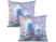 Image article 2 coussins LED à motif Bougies