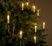 Bougies à LED pour sapin de Noël avec télécommande infrarouge - x10 - blanc mise en situation