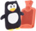 Image article Bouillotte classique en caoutchouc avec housse pingouin - 1 litre