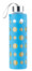 Image article Bouteille en verre borosilicate 550 ml - Avec housse silicone Bleue