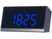 Image article Horloge de table radio-pilotée à LED - Noir / Bleu