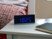 Horloge de table radio-pilotée à LED - Noir / Bleu