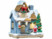 Image article Maisonnette décorative avec Père Noël et illuminations