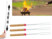 Image article 3 pics à grillades télescopiques avec manche en bois