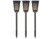 Image article Pack de 3 torches LED solaire effet flamme 96 LED / 30 lm