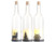 Image article 3 bouteilles de vin décorative avec bougie LED vacillante