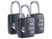 Image article 3 cadenas à bagages, code numérique à 3 chiffres, 29 mm