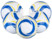 Image article 5 ballons de football loisir taille 4 - 260 g