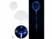 Image article Ballon transparent Ø env. 20 cm avec guirlande à 40 LED - Colorées