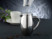 cafetiere theiere a piston en inox design elegant avec double paroi pour efffet isotherme