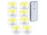 Image article Set de 8 mini lampes immersibles à LED Blanc avec télécommandes - 30 mm