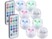 Image article Set de 8 mini lampes immersibles à LED RVB avec télécommandes - 30 mm