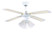 Image article Ventilateur de plafond Ø 105 cm avec lampe "VT-696" - Bois blanc