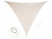 Voile d'ombrage triangulaire - 3 x 3 x 4,25 m - Taupe