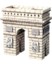 Image article Jeu de construction en terre cuite ''Arc de Triomphe''