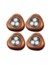 Image article 4 Lampes mobiles à LED ''Stick & Push'' avec interrupteur - Orange