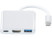 Image article Adaptateur multiport USB-C vers USB-A, USB-C et HDMI