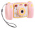 appareil photo camera full hd pour enfants coloris rose ou bleu fille garcon avec bouton pour selfies somikon