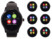 ecrans de selection des modes et applications smartwatch px4555