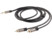 cable audio cinch male vers jack 3,5mm mâle connecteurs dorés 24 carats cable en cuivre double blindage 1 m