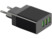 Chargeur secteur USB intelligent avec 3 ports USB - Noir