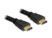 Câble HDMI High Speed 20 m DeLock. Conducteur en cuivre et connecteurs plaqués or
