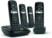 Téléphones fixes AS690A Quattro - 4 combinés - Avec répondeur - Noir Gigaset. Pack Quattro avec 4 combinés