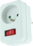 Image article Adaptateur secteur avec 1 prise 230 V et interrupteur