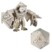 Image article D&D Dicelings: figurine Ours-Hibou blanc