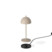 Image article Lampe de table sans fil rechargeable télécommandée Fiore Micro - Sable mat