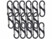 Image article 16 mousquetons en S pour fixation de filet de coffre