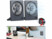 Image article 2 ventilateurs de table sans fil rechargeables VT-35.T
