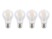 Image article 4 ampoules LED à filament E27 - 7,2 W - 806 lm - Blanc chaud