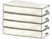 Image article 4 housses de rangement 86 L pour dessous de lit avec fenêtre - Beige