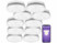 Image article 10 détecteurs de fumée connectés RWM-220.app avec pile longue durée
