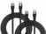 Image article 2 câbles enroulables magnétiques USB-C / Lightning – 1 m