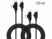 Image article 2 câbles USB-A / USB-C vers USB-C / Lightning - 1,2 m