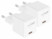 Image article 2 chargeurs secteur USB-C avec Power Delivery jusqu'à 3 A / 20 W