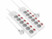 Image article 2 multiprises 6 prises avec interrupteurs individuels