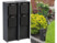 Image article 2 multiprises de jardin en métal avec 2 prises
