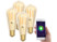 Image article 4 ampoules LED connectées E27 / ST64 / 5 W / 2200 K LAV-125.w
