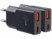 Image article 2 chargeurs secteur GaN USB-A / USB-C Power Delivery 20 W - coloris noir