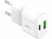Chargeur secteur USB-A et USB-C 30 W avec Quick Charge et Power Delivery -Blanc